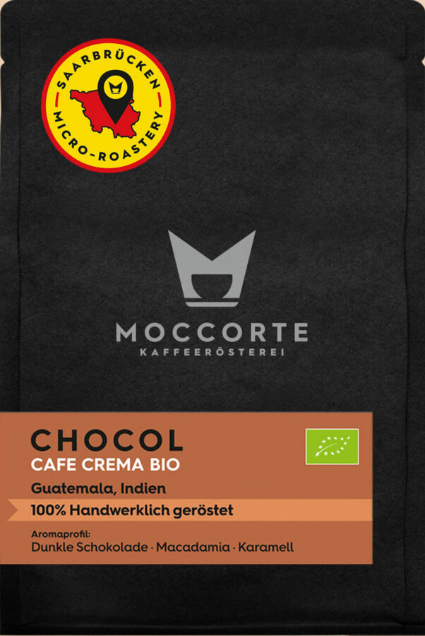 CHOCOL Cafe Crema Bio Kaffeebeutel