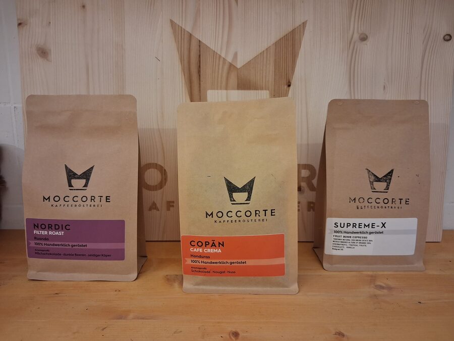 Probierpaket Filter Roast mit drei Kaffeebeuteln